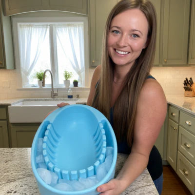 The Biohack Basin - Facial Cold Plunge Bowl with Ice Chamber