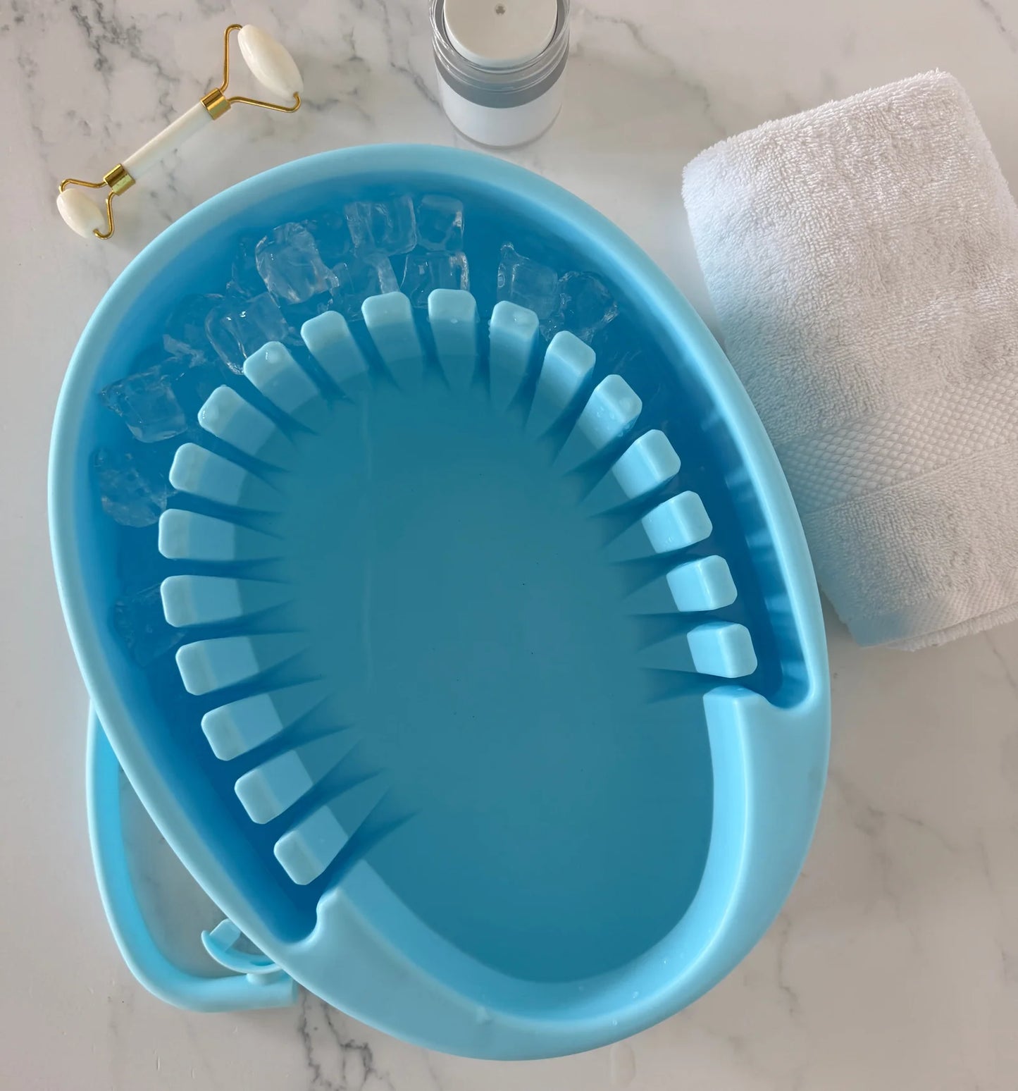 The Biohack Basin - Facial Cold Plunge Bowl with Ice Chamber