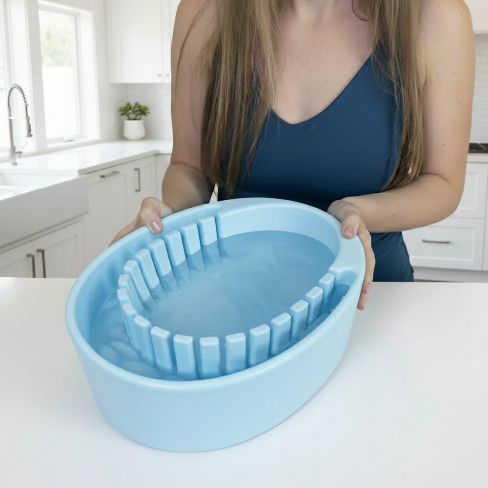 The Biohack Basin - Facial Cold Plunge Bowl with Ice Chamber