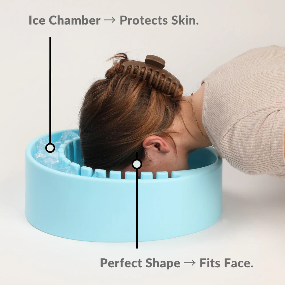 The Biohack Basin - Facial Cold Plunge Bowl with Ice Chamber