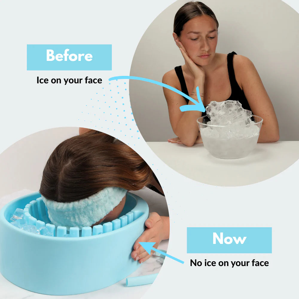 The Biohack Basin - Facial Cold Plunge Bowl with Ice Chamber